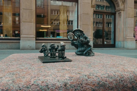 Quirky Street Sculpture Scene