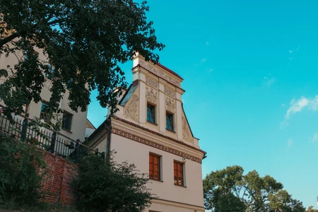 Historic Building Under a Clear Sky