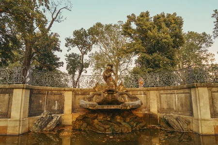 Historical Fountain in Park