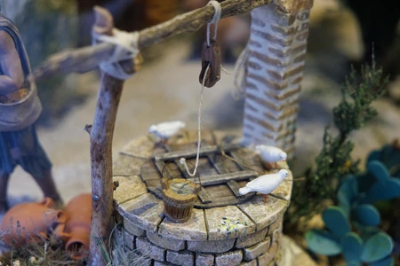 Rustic Village Scene