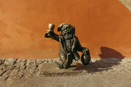 Bronze Dwarf Sculpture