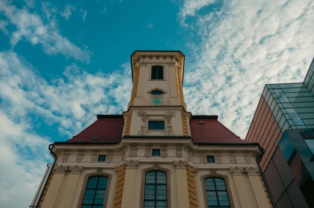 Historic Building Against Cloudy Sky
