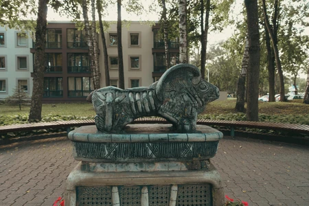 Sculpture in a Park Setting