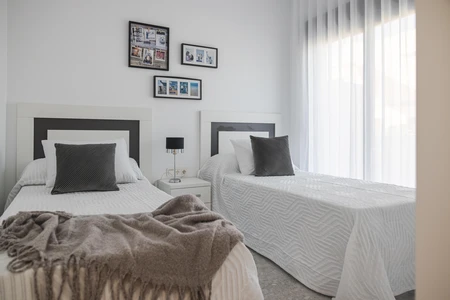Minimalist Twin Bedroom