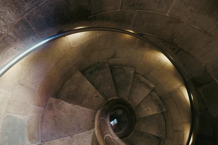 Spiral Stone Staircase