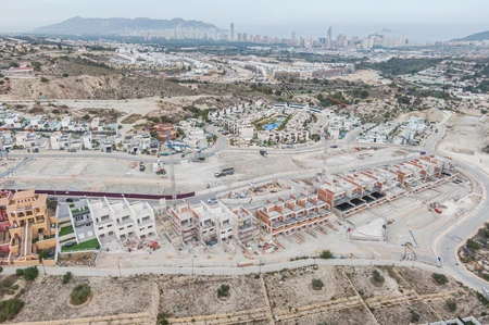 Construction Site with City View