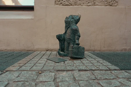 Street Sculpture of a Gnome