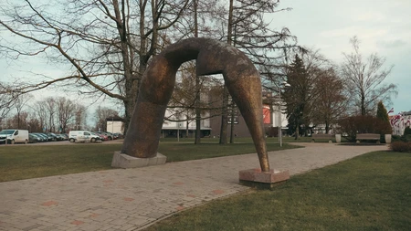 Sculpture in Urban Park