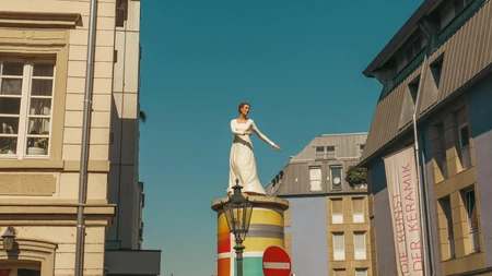 Modern Art in Urban Setting