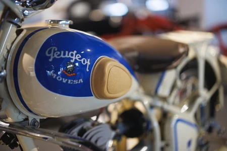 Vintage Motorcycle Close-up