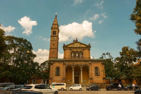 Historic Church under Blue Skies