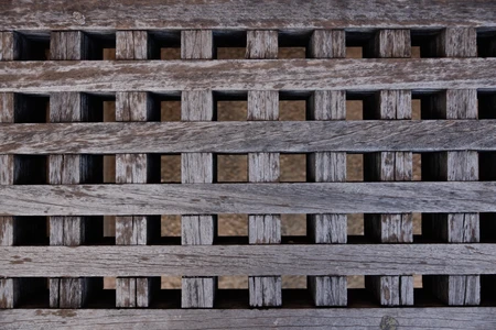 Wooden Grid Pattern