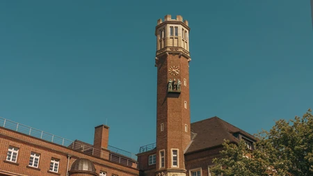 Historic Tower Against Blue Sky