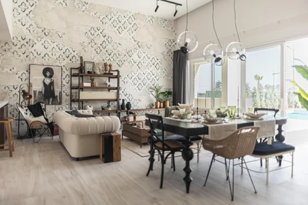 Modern Living and Dining Space