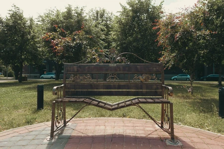 Decorative Park Bench