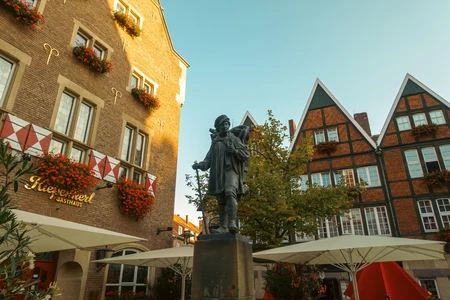 Historic Town Square Scene