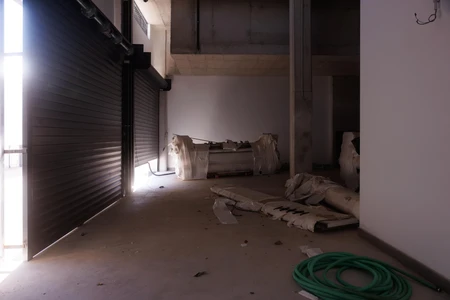 Dimly Lit Storage Space