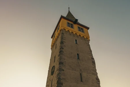 Historic Tower at Sunset