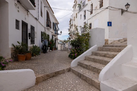 Charming Cobblestone Street