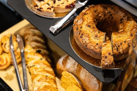 Assorted Baked Goods Display