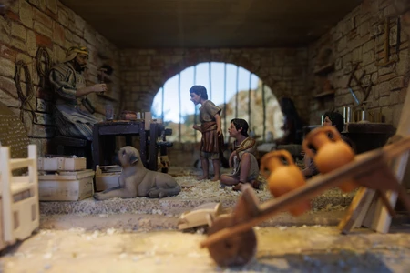 Historical Diorama Scene