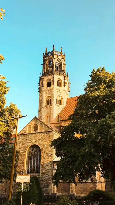 Historic Tower in Sunlight