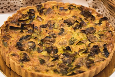 Delicious Mushroom Quiche