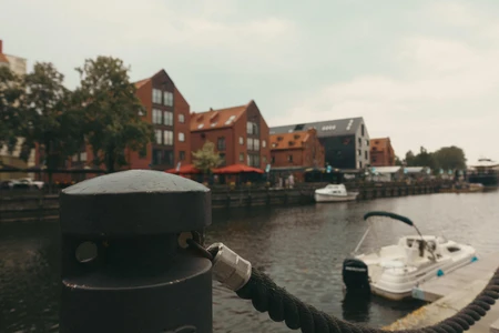 Quaint Riverside Buildings