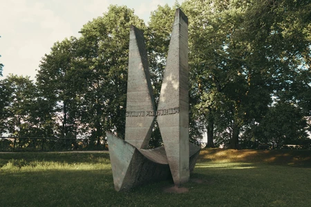 Concrete Monument in the Park