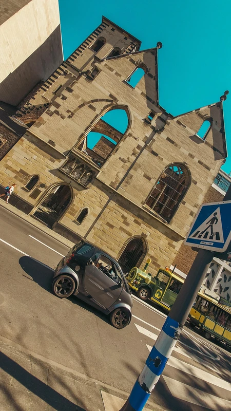 Urban Scene with Historic Architecture