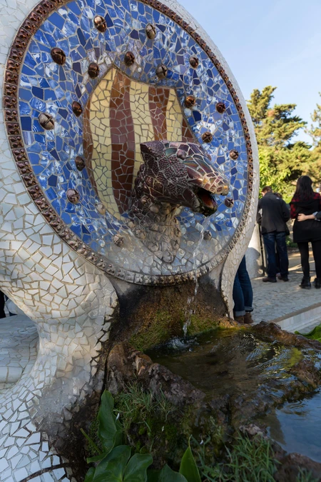 Fountain in Mosaic Art