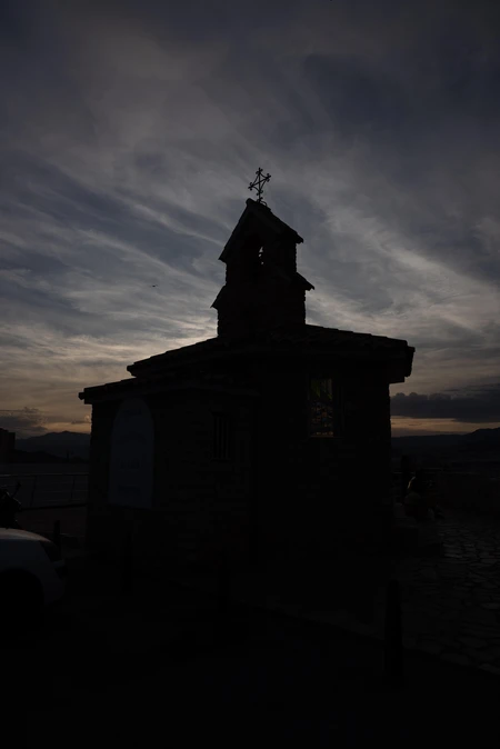 Church Silhouette at Dusk