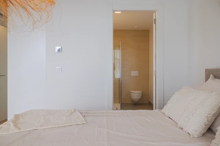 Minimalist Bedroom with Ensuite