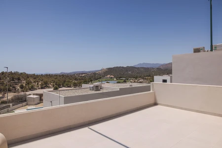 Modern Terrace with Mountain View