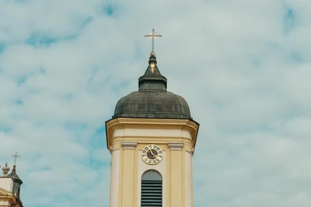 Church Tower with Clock