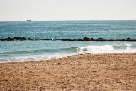 Serene Beach Waves