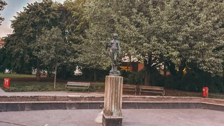 Statue in a Park