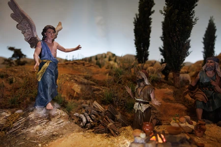 Biblical Nativity Scene