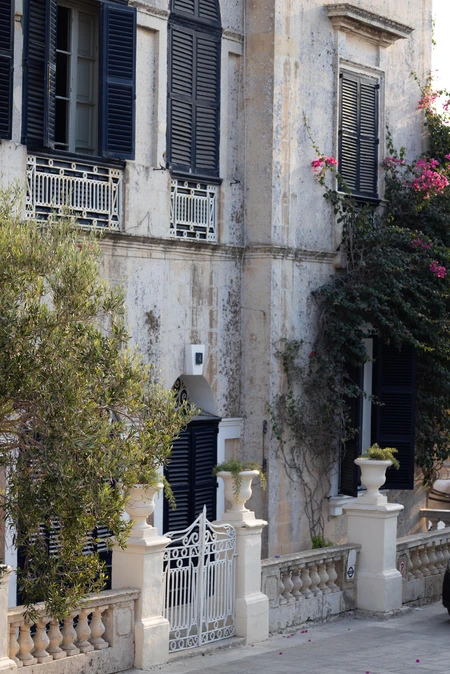 Charming Historic Building Facade