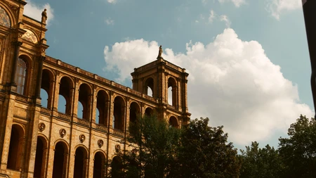 Historic Architecture with Blue Sky