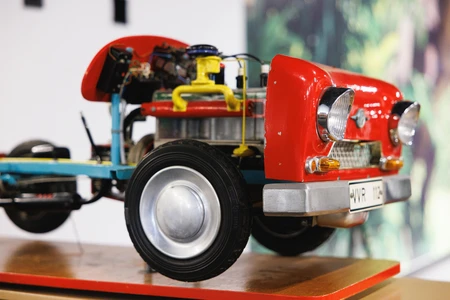 Vintage Car Model Display