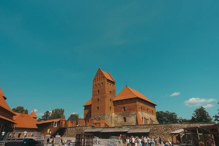 Historic Castle under a Bright Sky