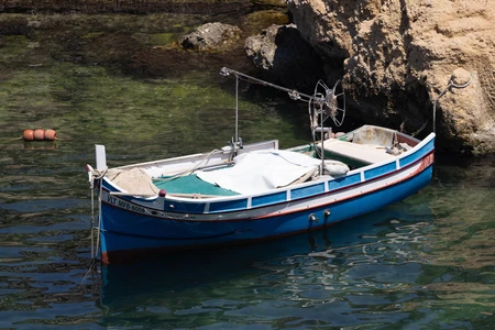 Serene Docked Boat