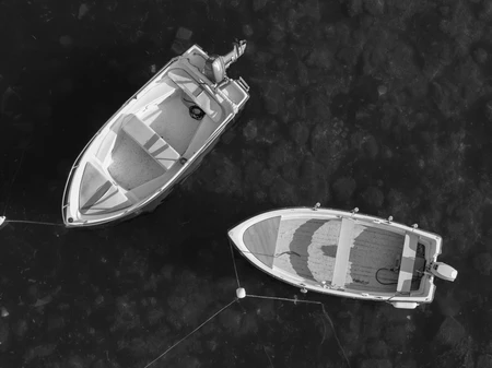 Boats on a Calm Water Surface