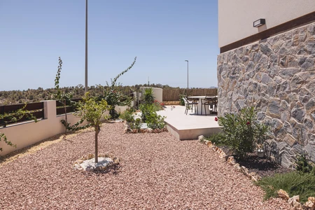 Sunny Patio in a Modern Setting