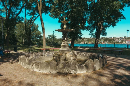 Tranquil Park Fountain