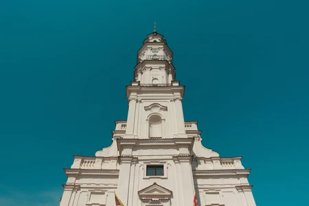 Historic Tower Against Blue Sky