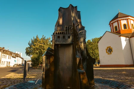 Historic Landmark in a Quaint Town Square