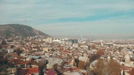 Cityscape Aerial View