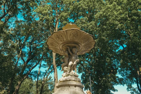 Ornate Fountain in the Park